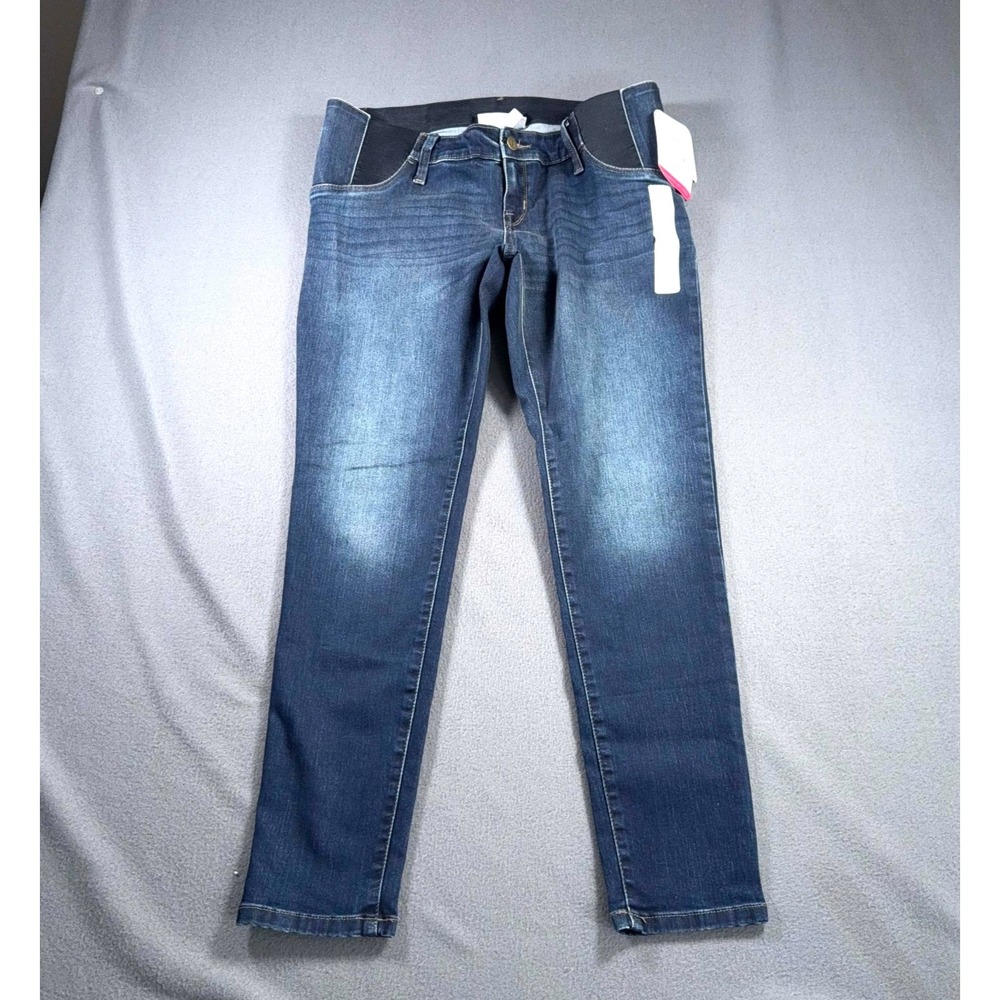 Isabel Maternity Skinny Jeans 8/29R Stretch Side Panel 36x28.5  New With Tags